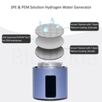 Trovie New High Max 4500ppb Hydrogen Water Generator Bottle