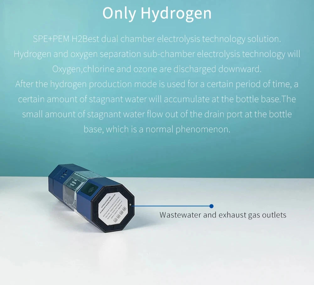 antioxidant orp hydrogen maker delivers