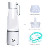 SPE&PEM Dual Chamber Hydrogen Water Bottle with Handle & Large Battery